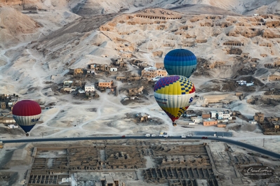 Hot Air Balloons over Luxor