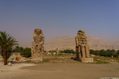 pictures of Egypt - Colossi of Memnon