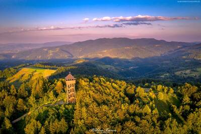 photo spots in Poland - Lookout Tower at Koziarz