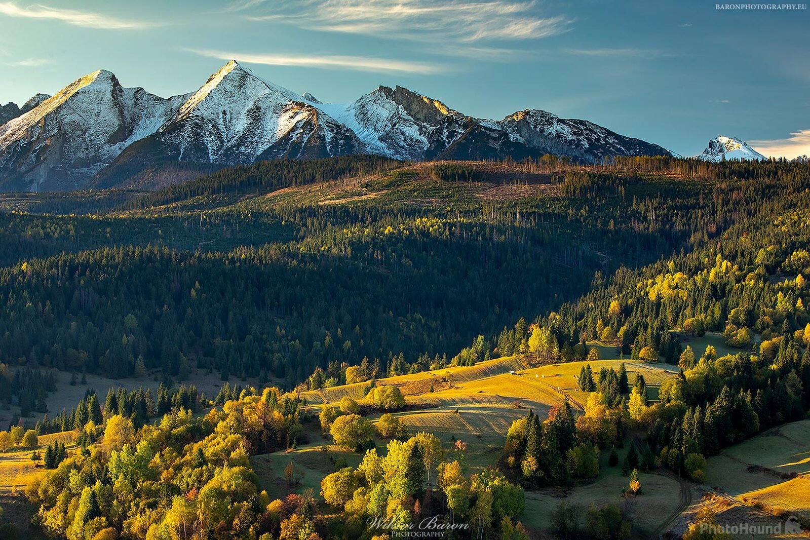 Image of Belianske Tatras from Osturnia by Wiktor Baron