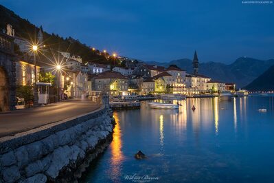 photos of Coastal Montenegro - Perast Waterfront 