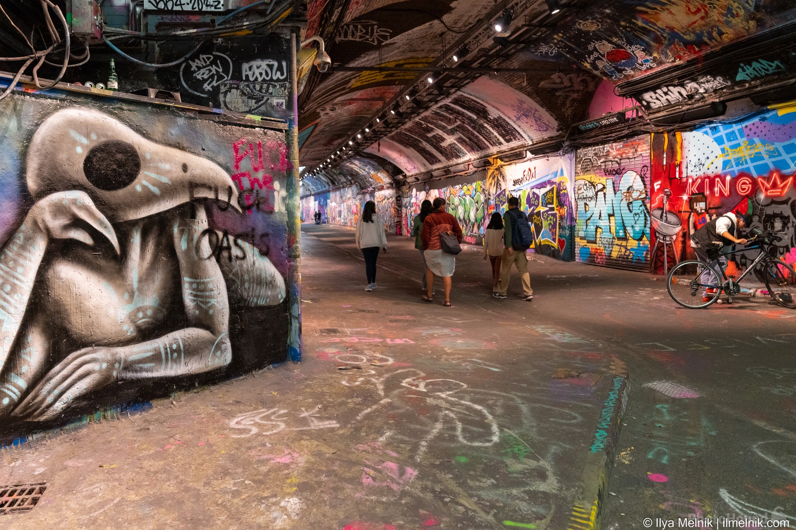 Image of Leake Street Graffiti Tunnel by Ilya Melnik