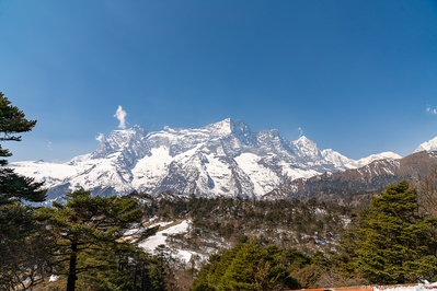 images of Nepal - Thermserku from Syangboche