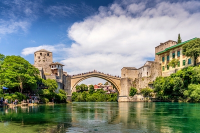 Photo of Old Bridge (Stari Most) with Neretva - Old Bridge (Stari Most) with Neretva
