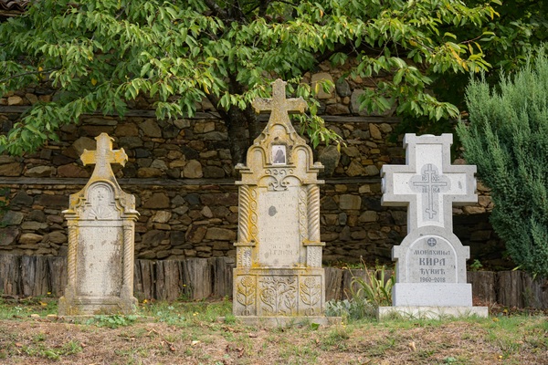 Prohor Pčinjski Monastery - gravestones
