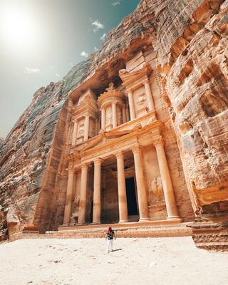 images of Jordan - Petra Siq & Treasury (Al Khazna)
