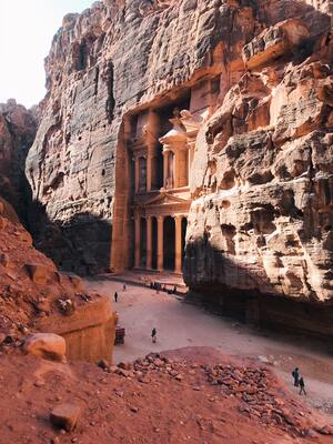 Jordan pictures - Petra Siq & Treasury (Al Khazna)