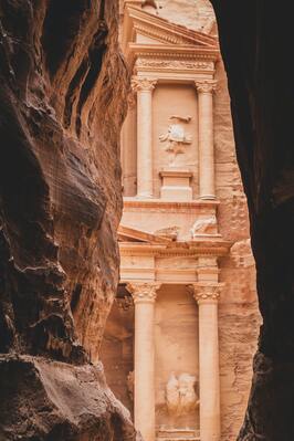 Jordan pictures - Petra Siq & Treasury (Al Khazna)