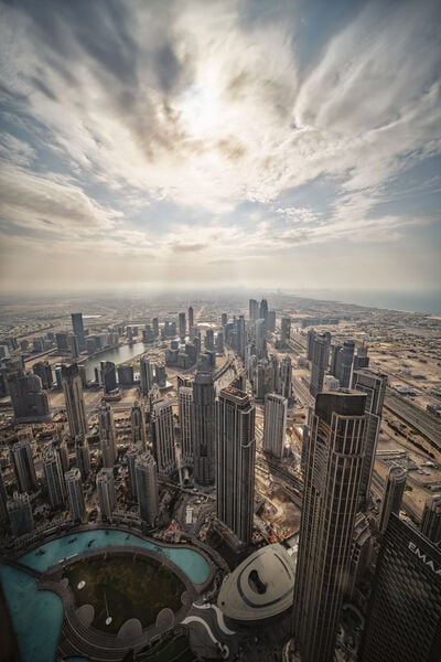 pictures of Dubai - Burj Khalifa Observation Deck