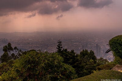 pictures of Colombia - Bogota from Monserrate