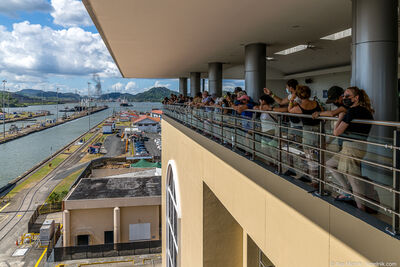 Panama photos - Miraflores Panama Canal viewpoint