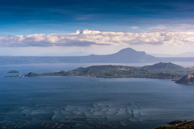 View on Taal volcano