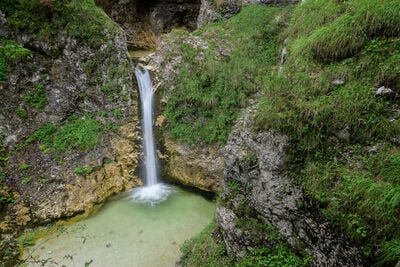 images of Slovenia - Zapotok Waterfalls