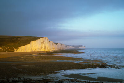 The Seven Sisters as the sun was setting