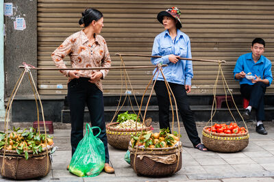 Vietnam images - Hang Be Market