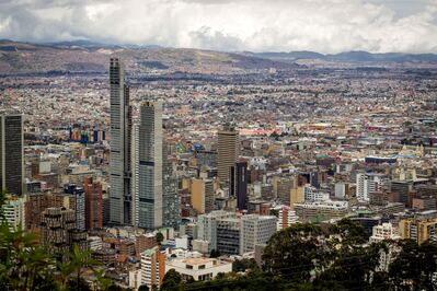 instagram spots in Colombia - Bogota from Monserrate