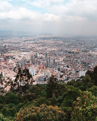 Picture of Bogota from Monserrate - Bogota from Monserrate