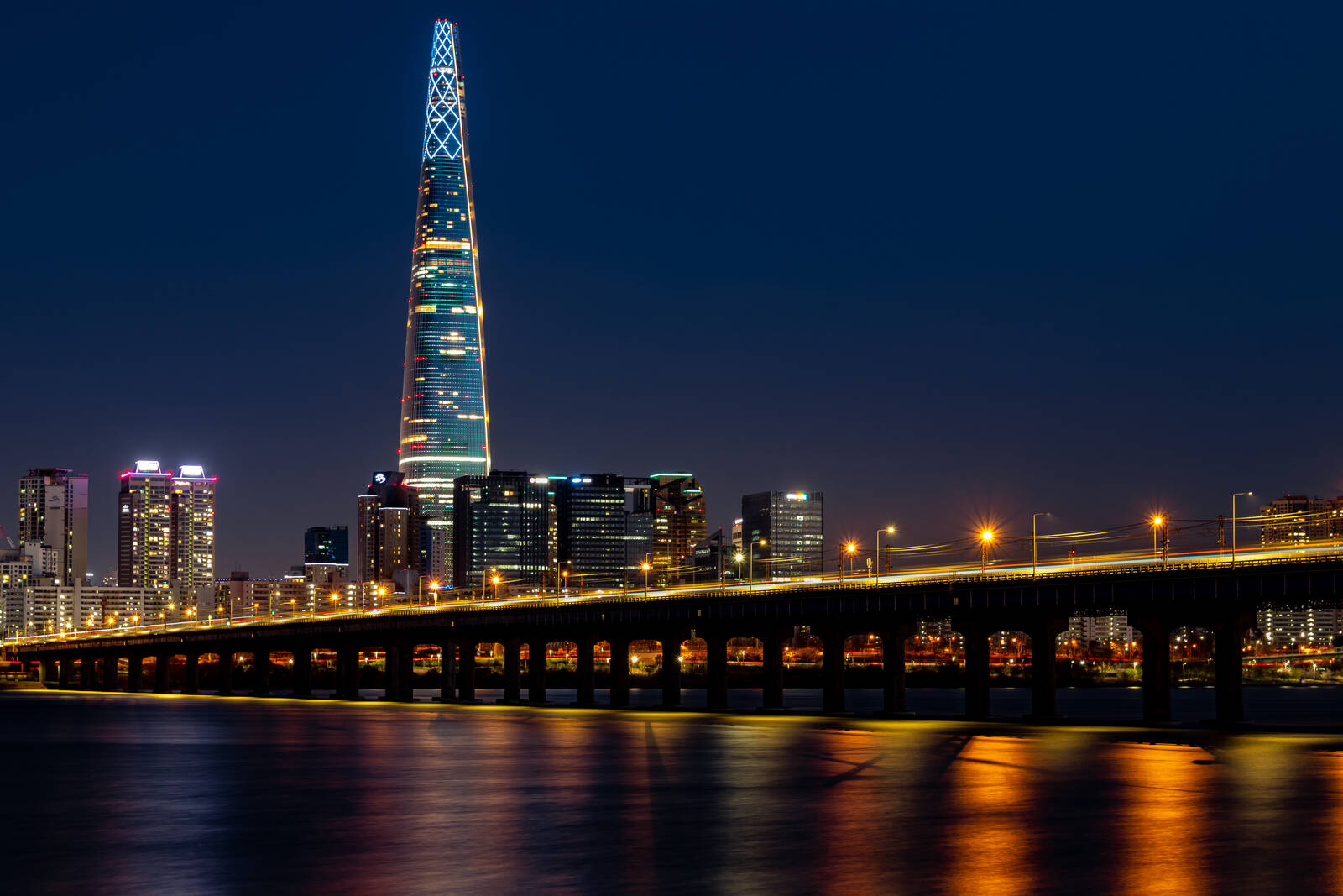 Image of View of the Lotte World Tower across the Hangang River by AS 303