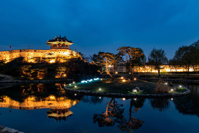 South Korea photography locations - Pavilion at the Suwon Hwaseong Fortress
