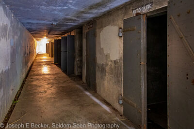 Inside the bunker