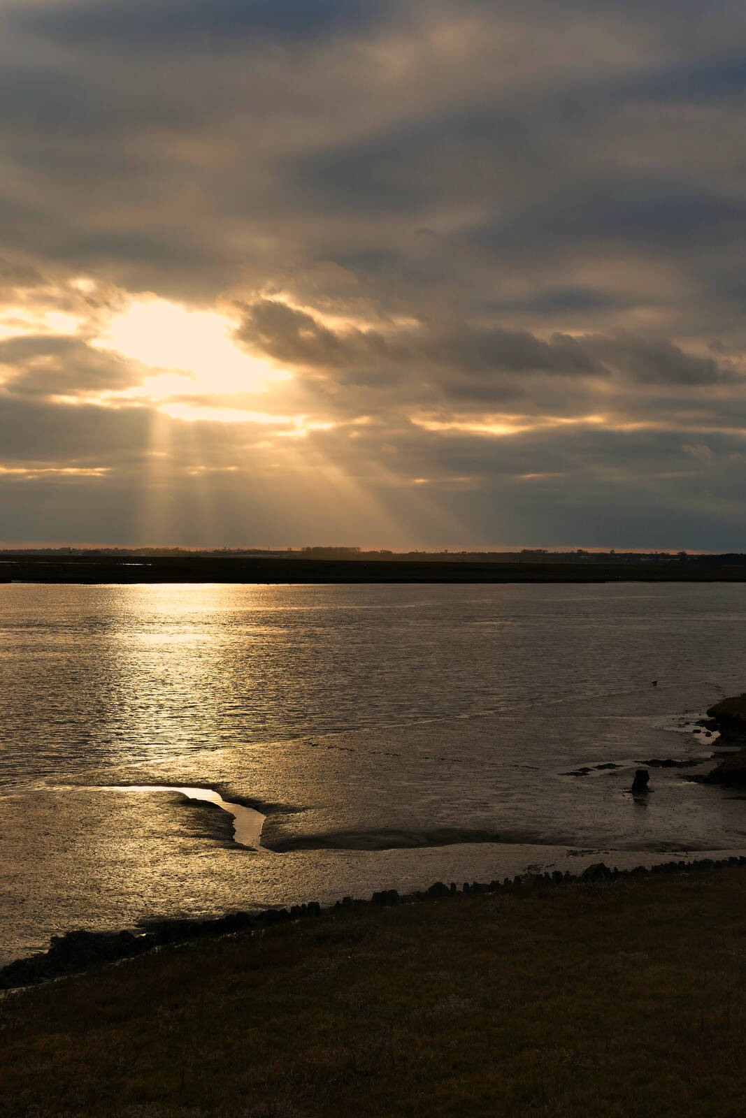 Image of River Alde from Orford Quay by Harold Neale