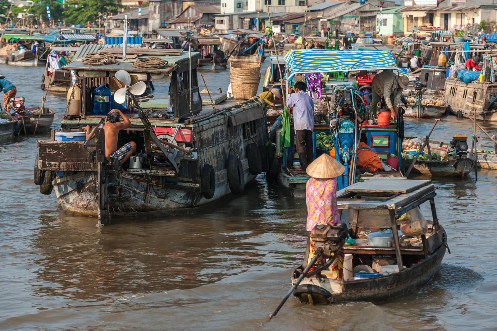 Image of Cai Rang Floating Market by Sue Wolfe