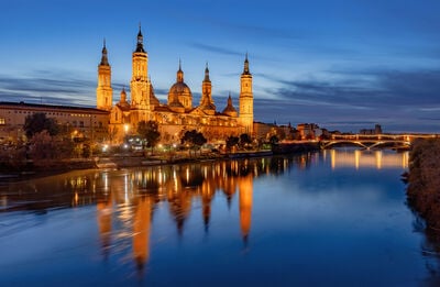 Zaragoza Cathedral Bridge Viewpoint