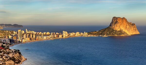Daytime view of Calpe