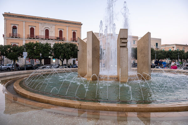 Fountain in the Piazza Vittorio Emanuele II