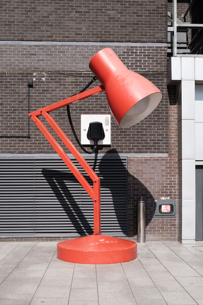 Photo of Giant Red Desktop Lamp - Giant Red Desktop Lamp