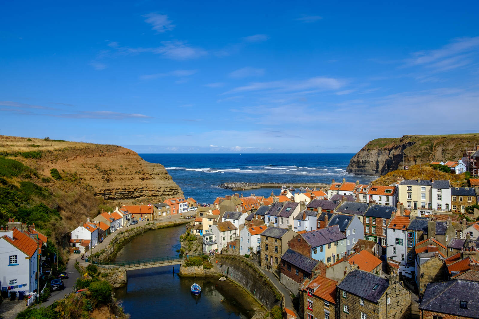 Image of Staithes, Classic View by Lewis Craik