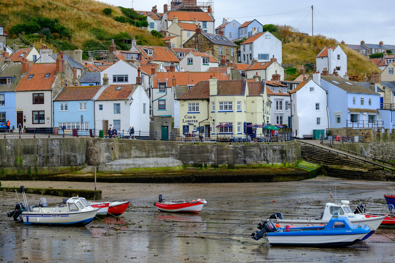 Image of Staithes, Classic View by Lewis Craik