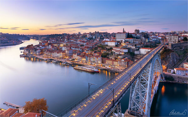 Porto evening view