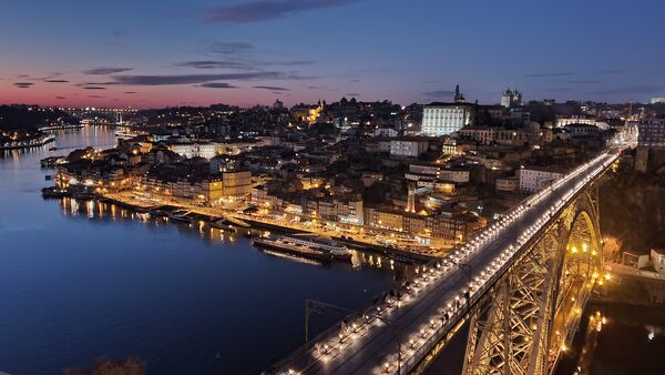 Porto blue hour view