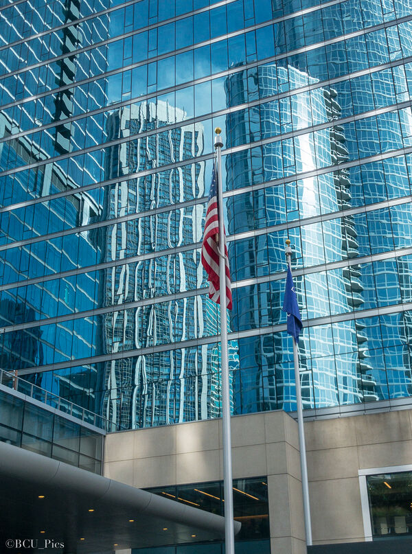 There are also a lot of sleek modern glass structures, which gives endless possibilities for reflection shots.