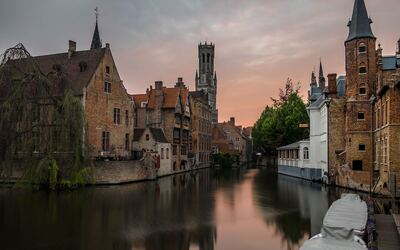 photos of Bruges - Rozenhoedkaai