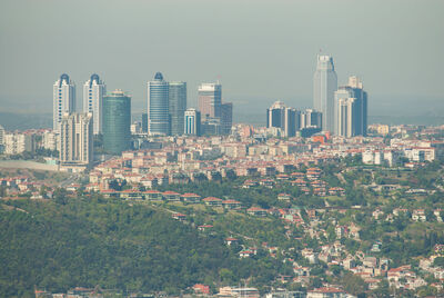 Çamlıca Hill - views towards European side of Istanbul