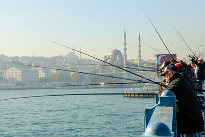 Fishermen on Galata bridge