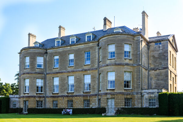 Buscot Park - the rear of the house