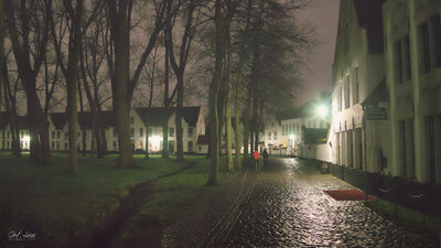 Beguinage by night