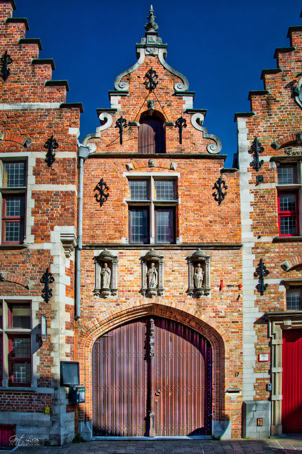 Medieval houses in Brugge