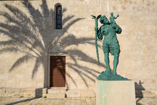 St Christopher, the protector of the Island and Town of Rab