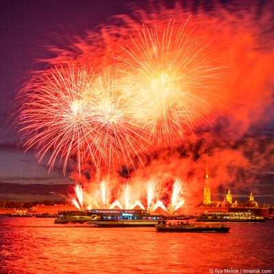 photos of Russia - St.Petersburg Fireworks Festival