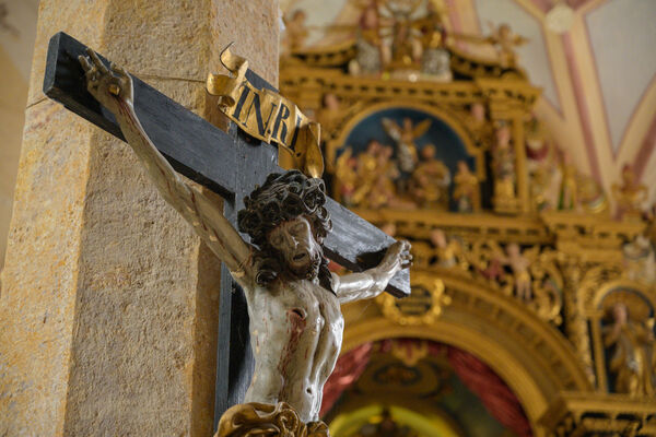 Crucifix in Crngrob church