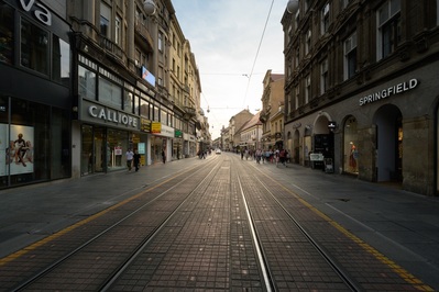 Ilica street in Zagreb