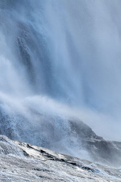 Photo of Waterfall near Eqi glacier - Waterfall near Eqi glacier