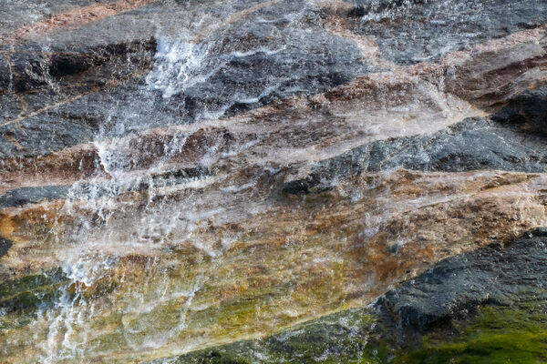 The colour of the rock was great to play with for abstracts