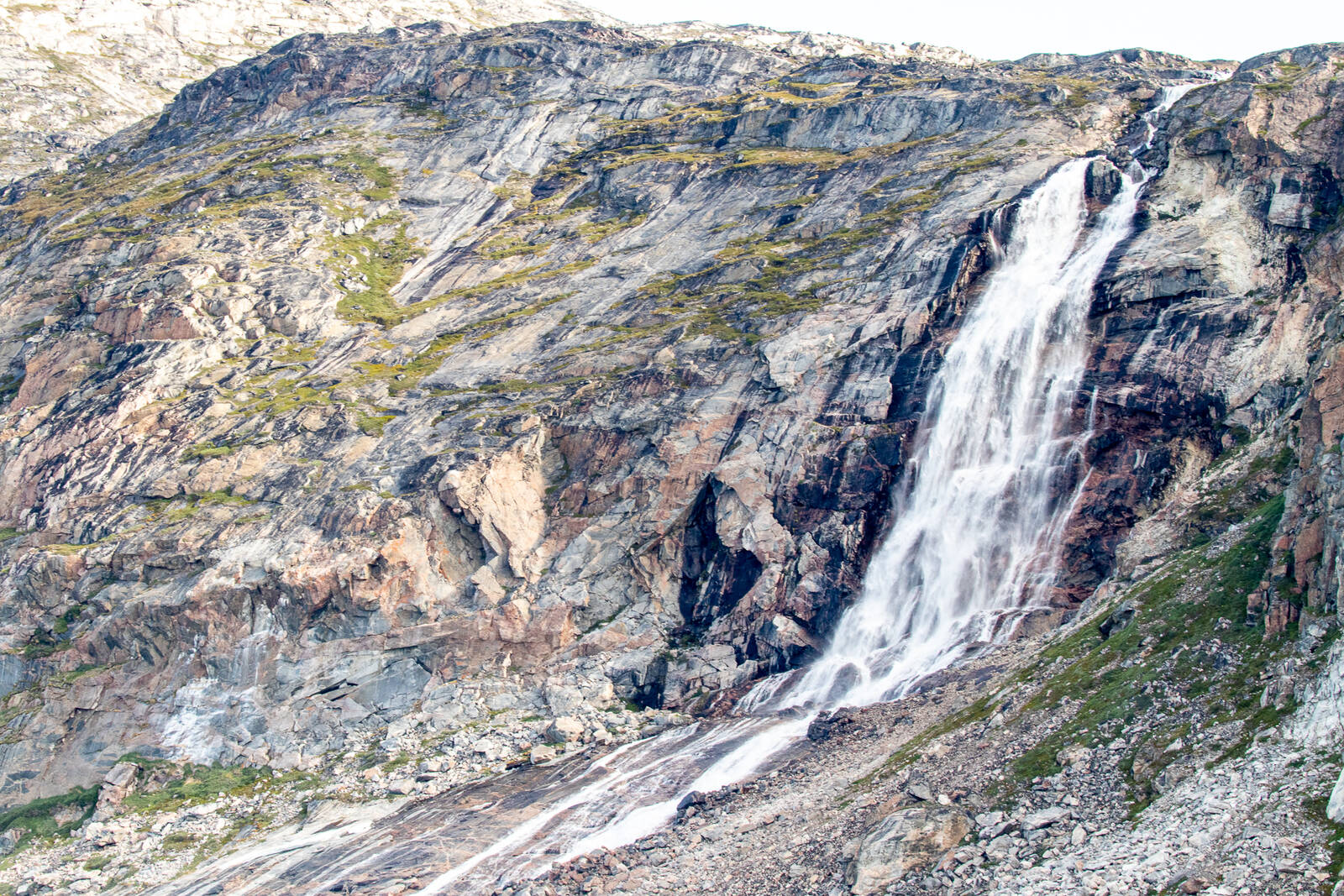 Image of Waterfall near Eqi glacier by Janina Wilde