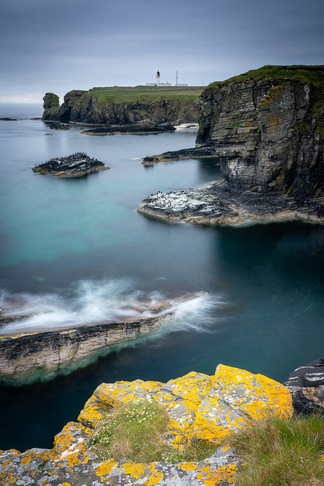 Image of Noss Head and Castle Sinclair by Richard Lizzimore
