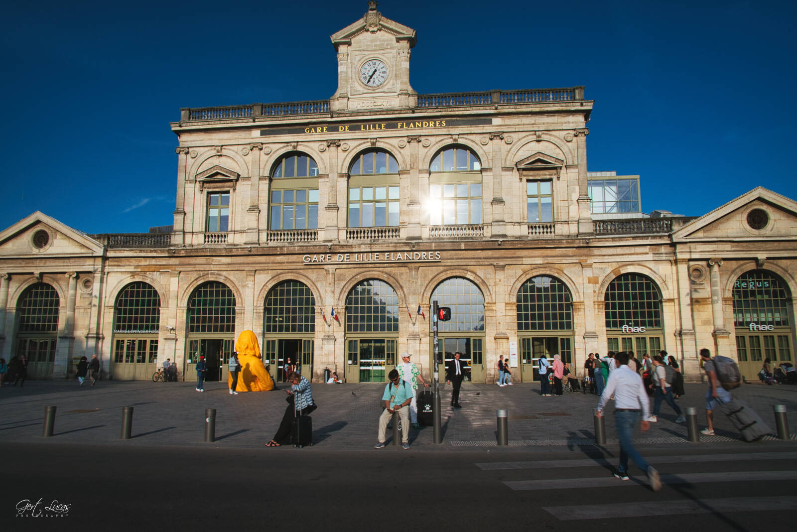 Image of Lille Flandres railwaystation by Gert Lucas